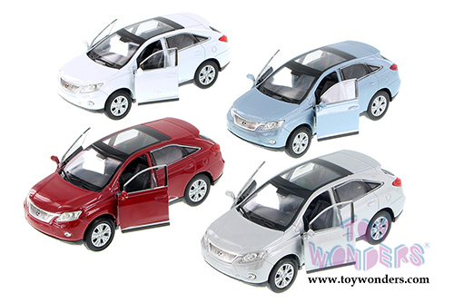 Welly - Lexus RX 450H SUV w/ Sunroof (4.5" diecast model car, Asstd.) 43641D