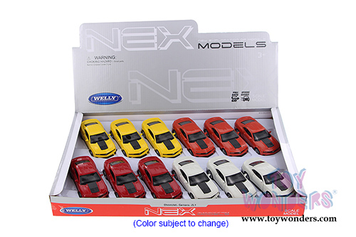 Welly - Chevrolet Camaro ZL1 Hardtop (4.5" diecast model car, Asstd.) 43667D