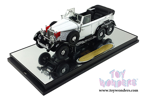 Signature Models Premier Miniature - Mercedes-Benz G4 Convertible (1938, 1/43 scale diecast model car, White) 43706W
