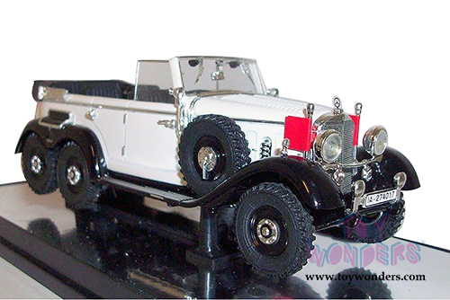 Signature Models Premier Miniature - Mercedes-Benz G4 Convertible (1938, 1/43 scale diecast model car, White) 43706W