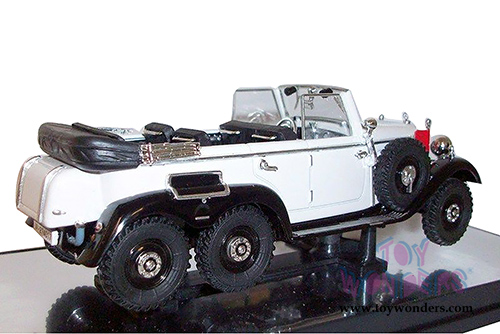Signature Models Premier Miniature - Mercedes-Benz G4 Convertible (1938, 1/43 scale diecast model car, White) 43706W