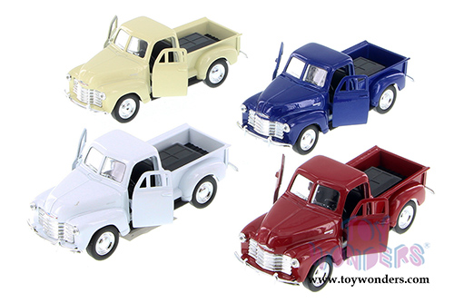 Welly - Chevrolet® 3100 Pickup Truck (1/34 Scale diecast model car, Asstd.) 43708D