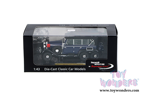 Signature Models Premier Miniature - Mercedes-Benz G4 (1938, 1/43 scale diecast model car, Blue) 43710BU