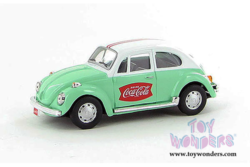 Motor City Coca-Cola - VW Beetle Hard Top  (1966, 1/43 scale diecast model car, Green) 440031