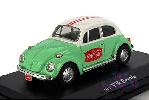 Motor City Coca-Cola - VW Beetle Hard Top  (1966, 1/43 scale diecast model car, Green) 440031