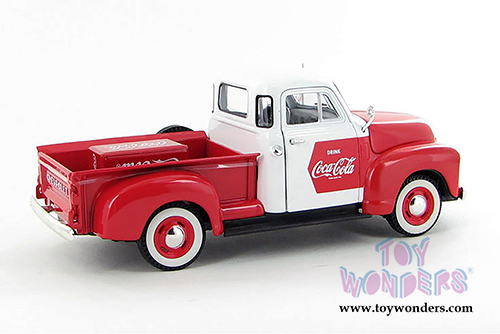 Motor City Coca-Cola - Chevy Pickup (1953, 1/32 scale diecast model car,  White w/Red) 440664