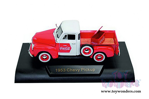 Motor City Coca-Cola - Chevy Pickup (1953, 1/32 scale diecast model car,  White w/Red) 440664