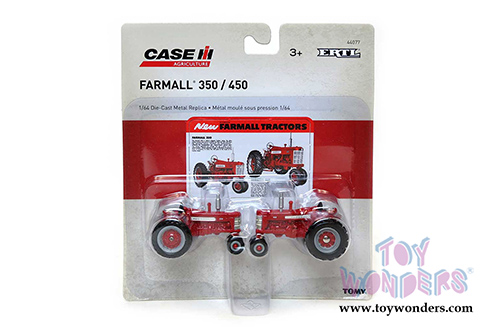 Tomy ERTL Case IH - Farmall&reg; 350/450 Tractors (1/64 scale die cast model car, Red) 44077