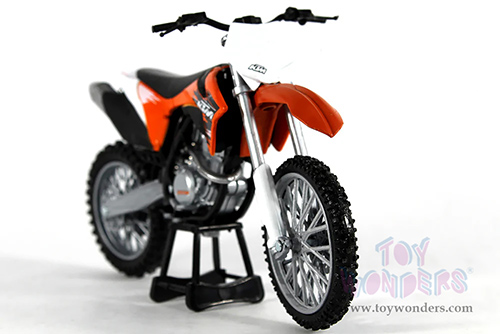 New Ray - KTM 350 SX-F Dirt Bike (2011, 1/12 scale diecast model bike, Orange) 44093