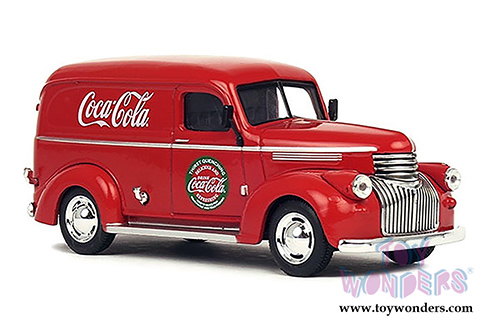 Motor City Coca-Cola - Panel Delivery Van (1945, 1/43 scale diecast model car, Red) 443045 MAP: $19.99