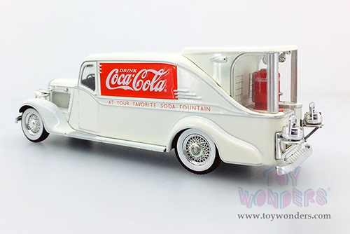 Motor City Coca-Cola - Dodge KH-32 Fountain Truck (1/43 scale diecast model car, White) 443934 MAP: $24.99