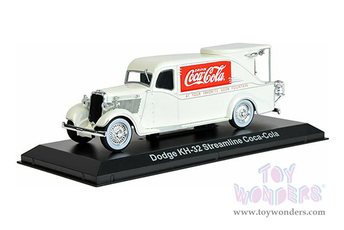 Motor City Coca-Cola - Dodge KH-32 Fountain Truck (1/43 scale diecast model car, White) 443934 MAP: $24.99
