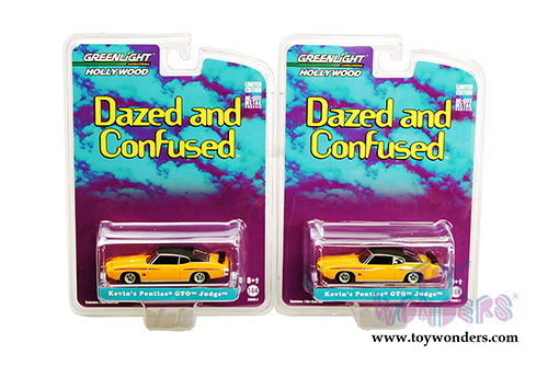 Greenlight Hollywood Dazed and Confused - Kevin's Pontiac GTO Judge (1970, 1/64 scale diecast model car, Orange) 44620B