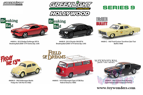 Greenlight - Hollywood Series 9 (1/64 scale diecast model car, Asstd.) 44690/48