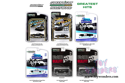 Greenlight - Hollywood Greatest Hits (1/64 scale diecast model car, Asstd.) 44711/48