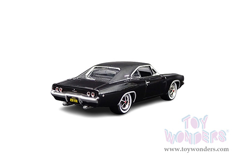 Greenlight - Dodge Charger RT Hardtop (1968, 1/64 scale diecast model car, Black) 44724/48