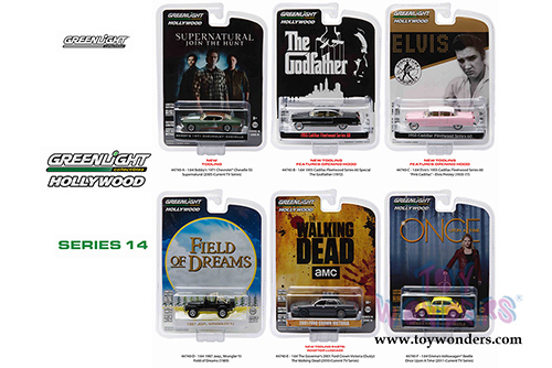 Greenlight - Hollywood Series 14 (1/64 scale diecast model car, Asstd.) 44740/48