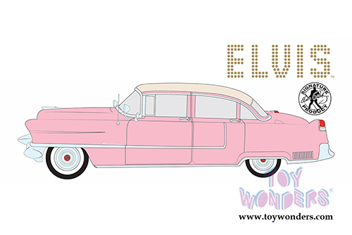Greenlight - Hollywood Series 14 | Elvis' 1955 Cadillac&reg; Fleetwood Series 60 "Pink Cadillac" (1955, 1/64 scale diecast model car, Pink) 44740C/48