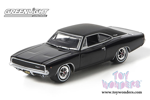 Greenlight - Bullitt  Dodge Charger RT Hardtop (1968, 1/64 scale diecast model car, Black)  44741/48