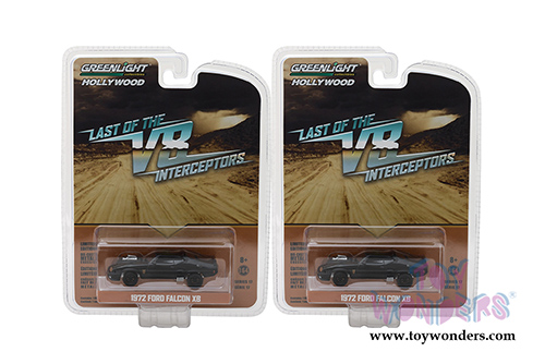 Greenlight - Hollywood Series 17 | The last of the V8 Interceptors Ford Falcon XB (1972, 1/64 scale diecast model car, Black) 44770A/48