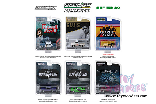 Greenlight - Hollywood Series 20 (1/64 scale diecast model car, Asstd.) 44800/48
