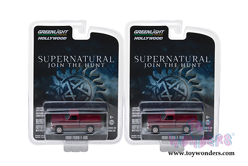 Greenlight - Hollywood Series 20 | Ford F-100 Pickup Truck Supernatural (1969, 1/64 scale diecast model car, Red) 44800F/48