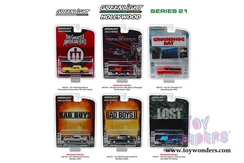 Greenlight - Hollywood Series 21 (1/64 scale diecast model car, Asstd.) 44810/48
