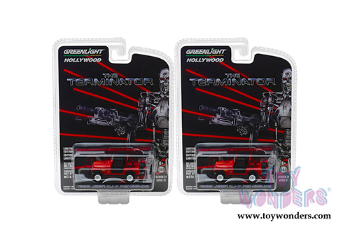 Greenlight - Hollywood Series 21 | The Terminator&trade; Sarah Connor's Jeep&reg; CJ-7 Renegade (1983, 1/64 scale diecast model car, Red) 44810B/48
