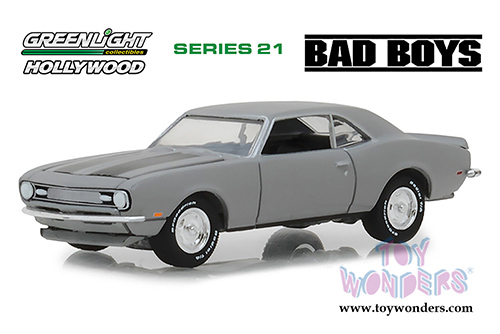 Greenlight - Hollywood Series 21 | Bad Boys Chevrolet&reg; Camaro (1968, 1/64 scale diecast model car, Gray) 44810D/48