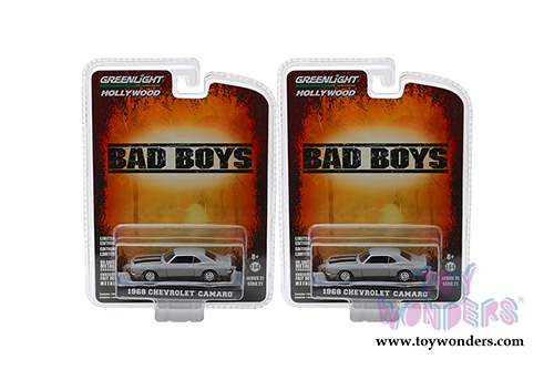 Greenlight - Hollywood Series 21 | Bad Boys Chevrolet&reg; Camaro (1968, 1/64 scale diecast model car, Gray) 44810D/48