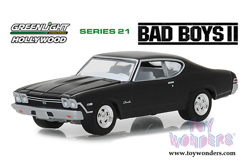 Greenlight - Hollywood Series 21 | Bad Boys II Chevrolet&reg; Chevelle&reg; SS&trade; (1968, 1/64 scale diecast model car, Black) 44810E/48