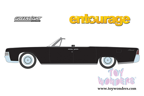 Greenlight - Hollywood Series 22 | Entourage Lincoln Continental Convertible (1965, 1/64 scale diecast model car, Black) 44820D/48