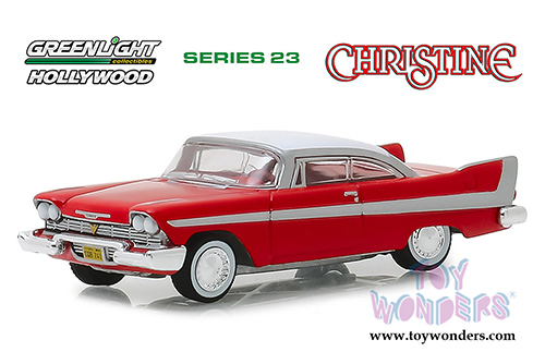 Greenlight - Hollywood Series 23 | Christine (1983) Plymouth Fury (1958, 1/64 scale diecast model car, Red) 44830C/48