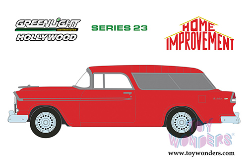 Greenlight - Hollywood Series 23 | Home Improvement (1991-1999) Chevrolet&reg; Bel Air&reg; Nomad (1955, 1/64 scale diecast model car, Red) 44830E/48