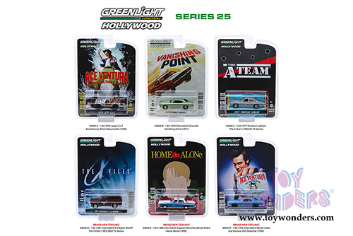 Greenlight - Hollywood Series 25 (1/64 scale diecast model car, Asstd.) 44850/48