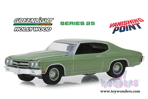 Greenlight - Hollywood Series 25 | Vanishing Point Chevrolet&reg; Chevelle&reg; (1970, 1/64 scale diecast model car, Green) 44850B/48
