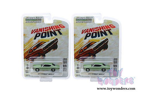 Greenlight - Hollywood Series 25 | Vanishing Point Chevrolet&reg; Chevelle&reg; (1970, 1/64 scale diecast model car, Green) 44850B/48