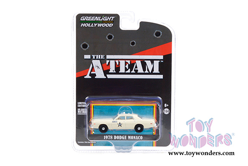 Greenlight Hollywood - The A-Team Special Edition Assortment (1/64 scale diecast model car, Asstd.) 44865/48
