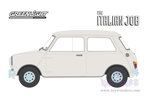 Greenlight - Hollywood Series 28 | The Italian Job Austin Mini Cooper S 1275 MkI (1967, 1/64 scale diecast model car, White) 44880C/48