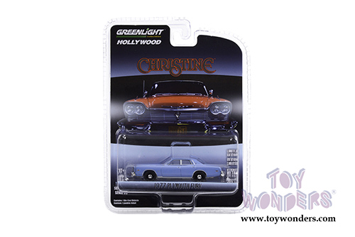 Greenlight - Hollywood Series 30 | Christine Detective Rudolph Junkin's Plymouth Fury (1977, 1/64 scale diecast model car, Blue) 44900B/48