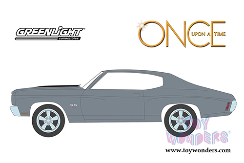 Greenlight - Hollywood Series 30 | Once Upon A Time Chevrolet&reg; Chevelle&reg; SS 454 (1970, 1/64 scale diecast model car, Dark Gray) 44900E/48