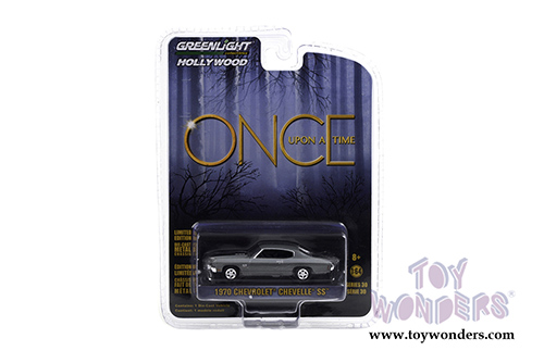 Greenlight - Hollywood Series 30 | Once Upon A Time Chevrolet&reg; Chevelle&reg; SS 454 (1970, 1/64 scale diecast model car, Dark Gray) 44900E/48