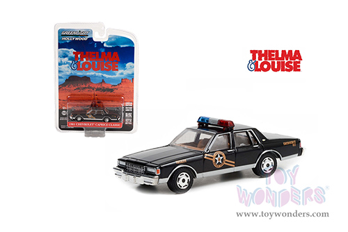 Greenlight Hollywood - Thelma & Louise Special Edition | Chevrolet&reg; Caprice Classic "Navajo County Sheriff" (Arizona) (1981, 1/64 scale diecast model car, Black) 44945B/48