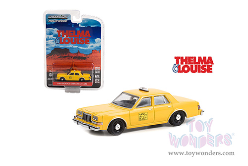 Greenlight Hollywood - Thelma & Louise Special Edition | Dodge Diplomat "Taxi" (1984, 1/64 scale diecast model car, Yellow) 44945F/48