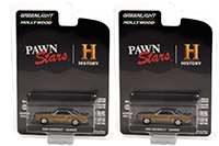 Show product details for Greenlight - Hollywood Series 35 | Chevrolet® Camaro Z/28 - Pawn Stars (2009-Present TV Series) (1969, 1/64 scale diecast model car, Yellow/Black) 44950C/48