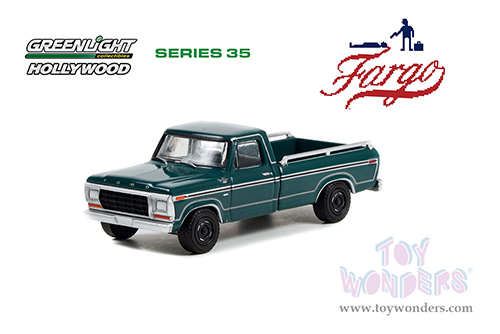 Greenlight - Hollywood Series 35 | Ford F-150 Ranger XLT - Fargo (2014-2020 TV Series) (1978, 1/64 scale diecast model car, Green) 44950E/48