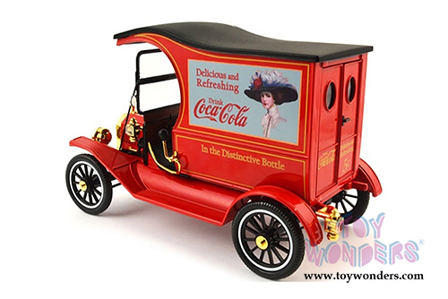 Motor City Coca-Cola - Ford Model T Cargo Van (1917, 1/18 scale diecast model car, Red) 449804