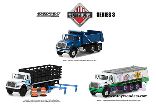 Greenlight - S.D. Trucks Series 3 (1/64 scale diecast model car, Asstd.) 45030/48