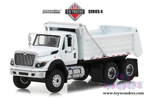 Greenlight - S.D. Trucks Series 4 | International WorkStar&reg; Dump Truck (2018, 1/64 scale diecast model car, White) 45040A/48