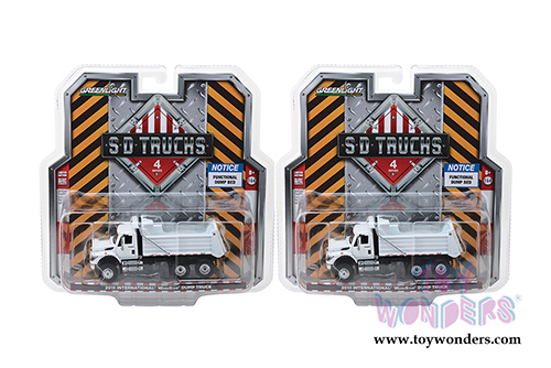 Greenlight - S.D. Trucks Series 4 | International WorkStar&reg; Dump Truck (2018, 1/64 scale diecast model car, White) 45040A/48